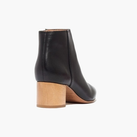 🚫SOLD🚫 Madewell Lucien Black Leather Heeled Boot - Picture 5 of 7